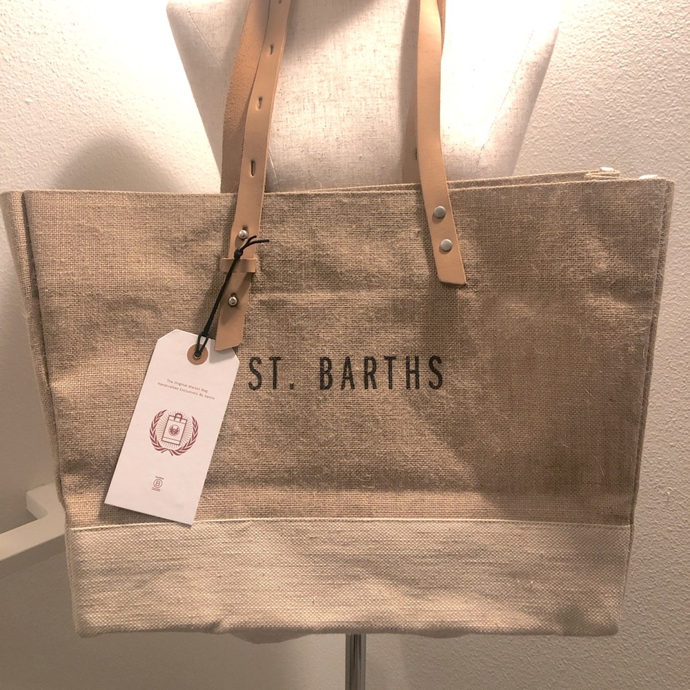 Apolis Market Bag, Durable, Canvas, Adjustable leather straps
